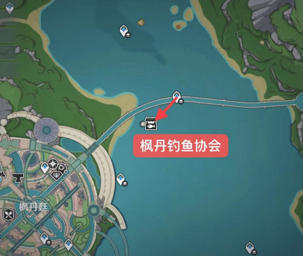 《原神》灰河渡手钓鱼地点分布图灰河渡手精炼材料钓鱼点位攻略3