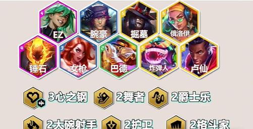 云顶之弈s10心之钢EZ九五阵容装备搭配