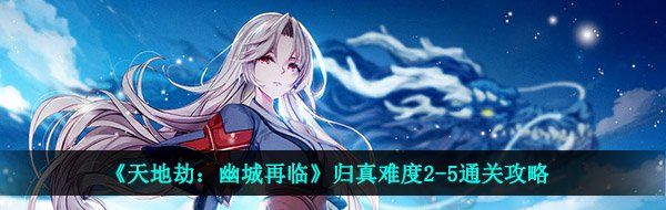 《天地劫：幽城再临》归真难度2-5通关攻略