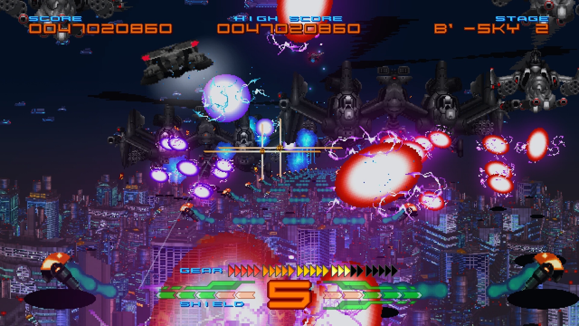 3D射击街机游戏《NightStrikerGear》Steam上架1