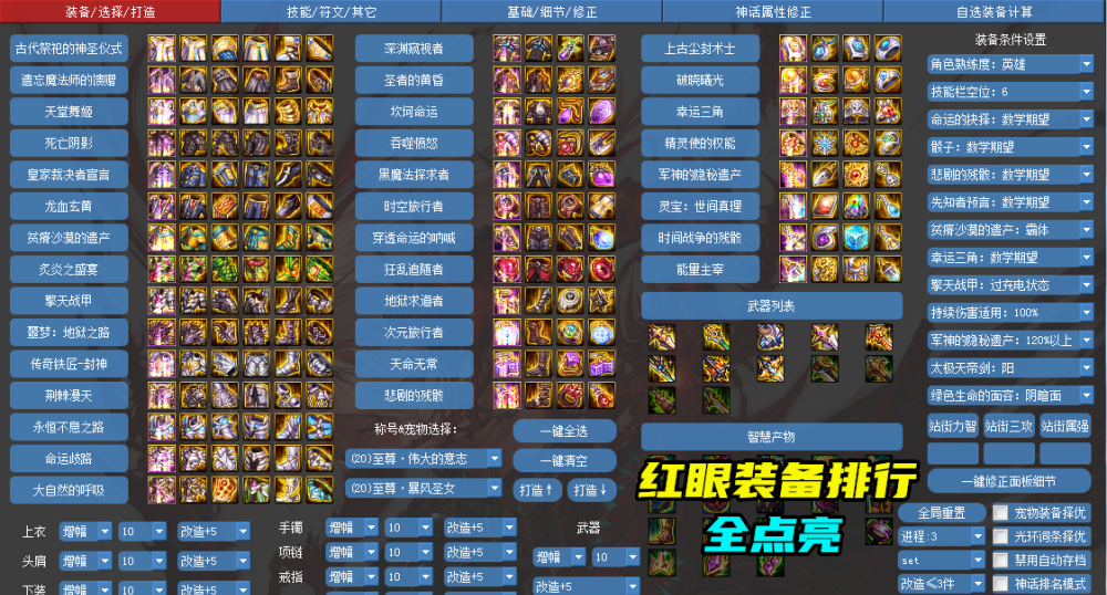 《DNF》神话改版排名红眼一览