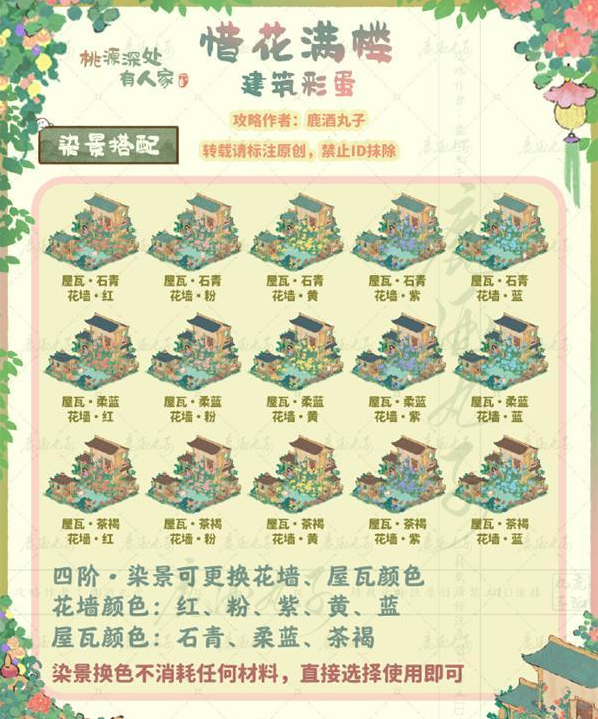 《桃源深处有人家》惜花满楼制花攻略