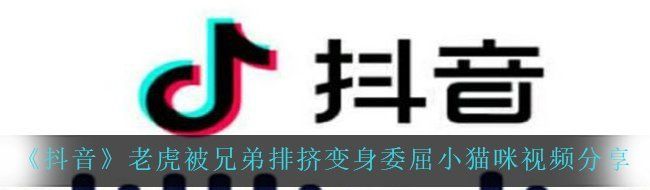 《抖音》老虎被兄弟排挤变身委屈小猫咪视频分享