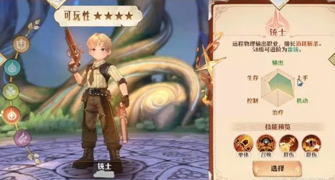 森之国度平民职业统士