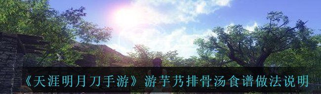 《天涯明月刀手游》游芋艿排骨汤食谱做法说明