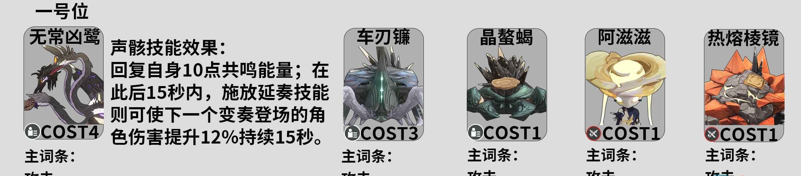 《鸣潮手游》鉴心使用声骸推荐