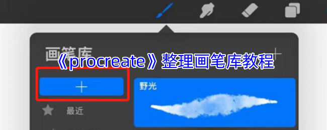 《procreate》整理画笔库教程