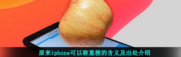 原来iphone可以称重梗的含义及出处介绍