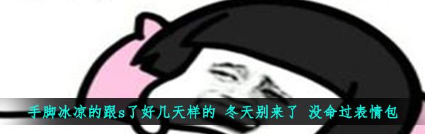 手脚冰凉的跟s了好几天样的 冬天别来了 没命过表情包大全分享