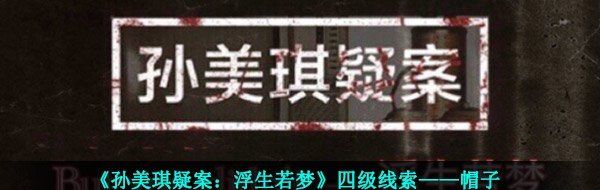 《孙美琪疑案：浮生若梦》四级线索——帽子