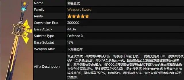 《原神》5.1版本新增武器一览